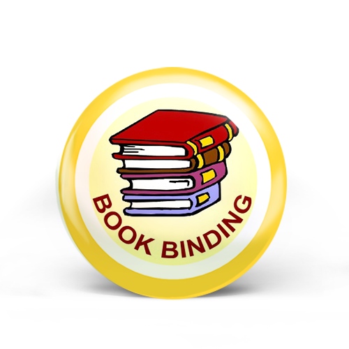 Book Binding Badge