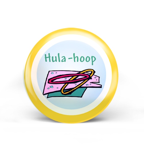 Hula Hoop Badge