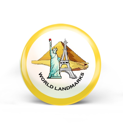 World Landmarks Badge