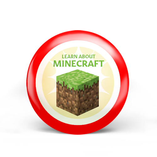 Minecraft Badge