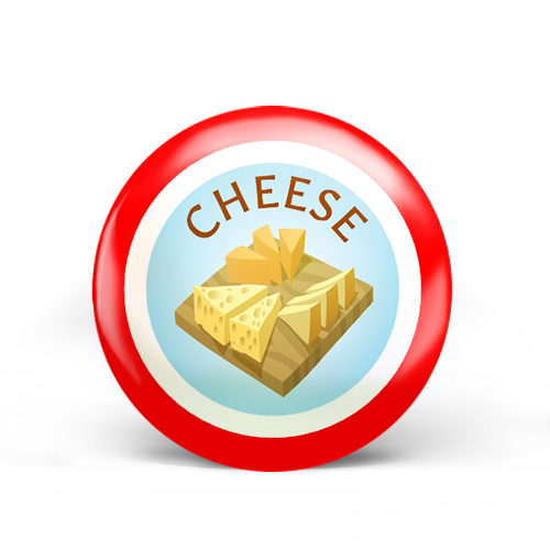 Cheese Badge