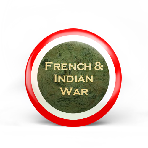 French Indian War Badge
