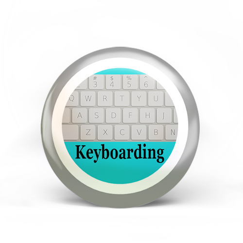 Keyboarding Badge