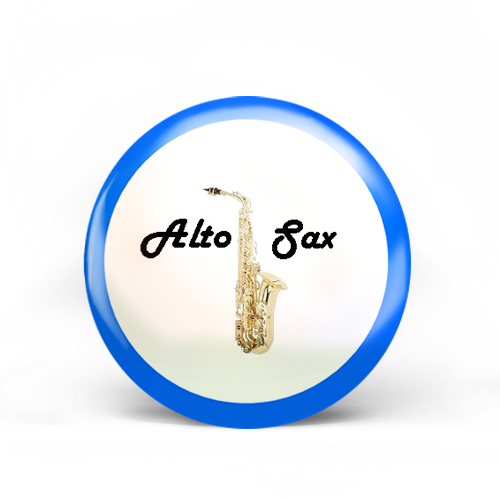 Alto Sax Badge