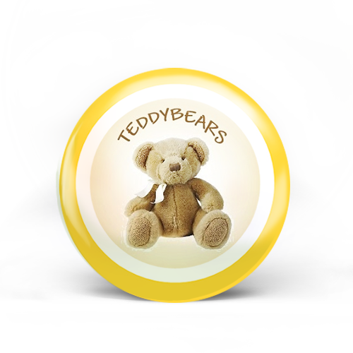 Teddy Bear Badge - Curiosity Untamed Store