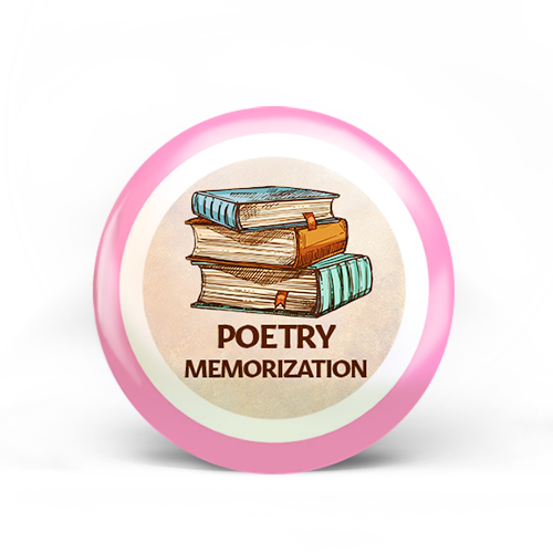 Poetry Memorization Badge