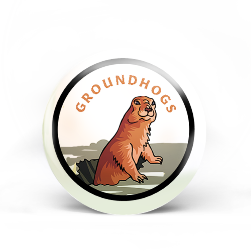 Groundhogs Badge