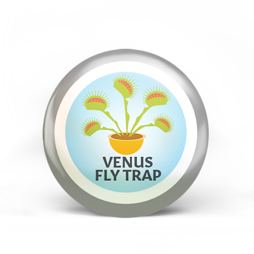 Venus fly trap Badge