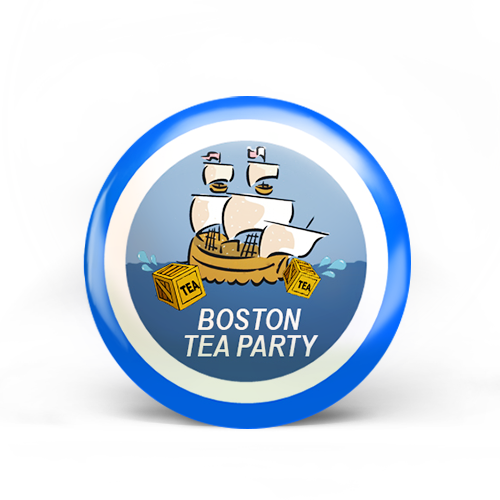 Boston Tea Party Badge