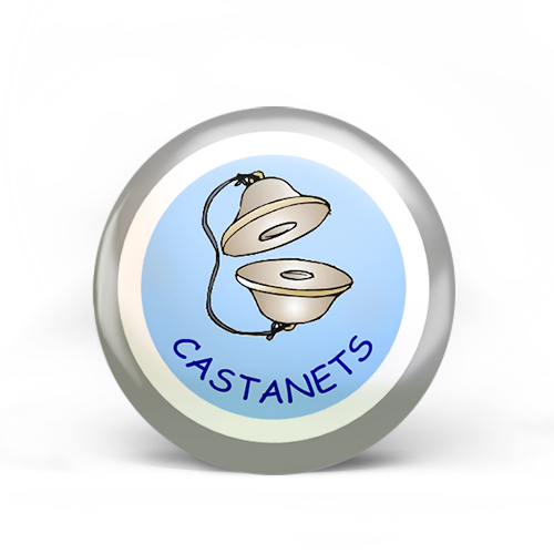 Castanets Badge