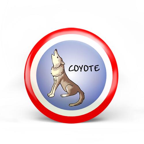Coyote Badge
