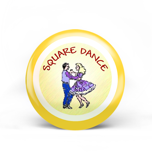 Square Dance Badge