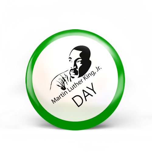 Martin Luther King Jr Day Badge