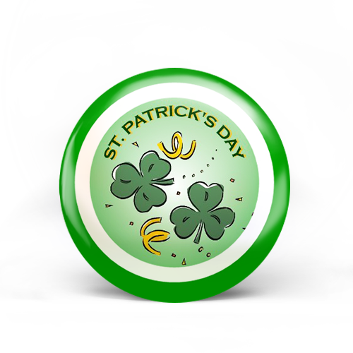 St Patrick Day Badge