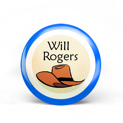 Will Rogers Badge